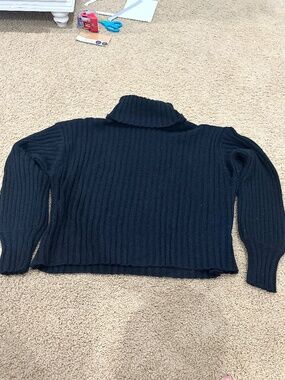 adika black turtleneck sweater